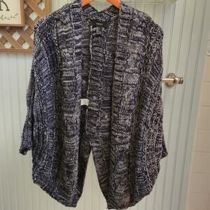 Forever 21 Heathered Grey Chunky Knit Oversized Relaxed Cardigan